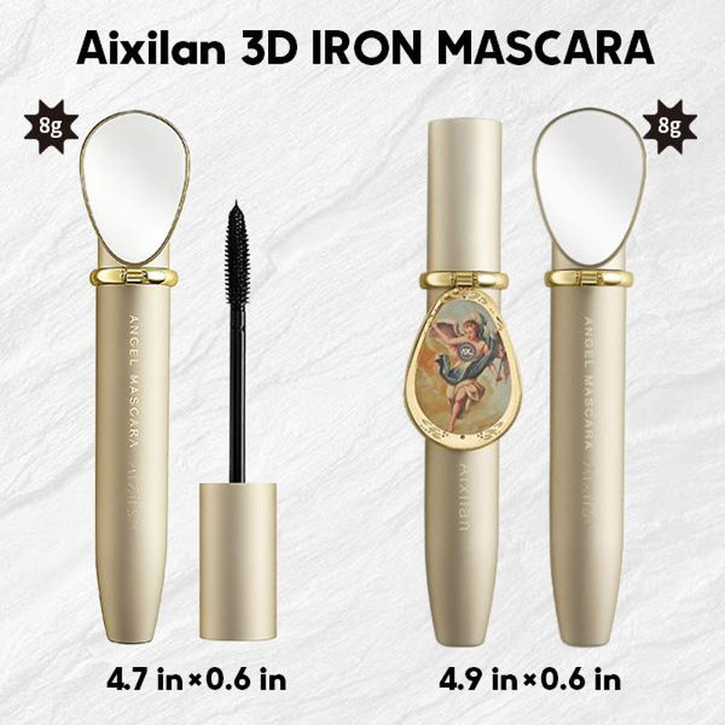 Aixilan Mascara Buildable Volume Water & Sweat Resistant 24HR Makeup Daily Cosmetic Tubing Mascara Mascara Bride Mascara Waterproof Voluminous Lash Mascara Waterproof Silk Fiber Mascara Se Lengthening Vegan Mascara Waterproof Argan Oil Mascara