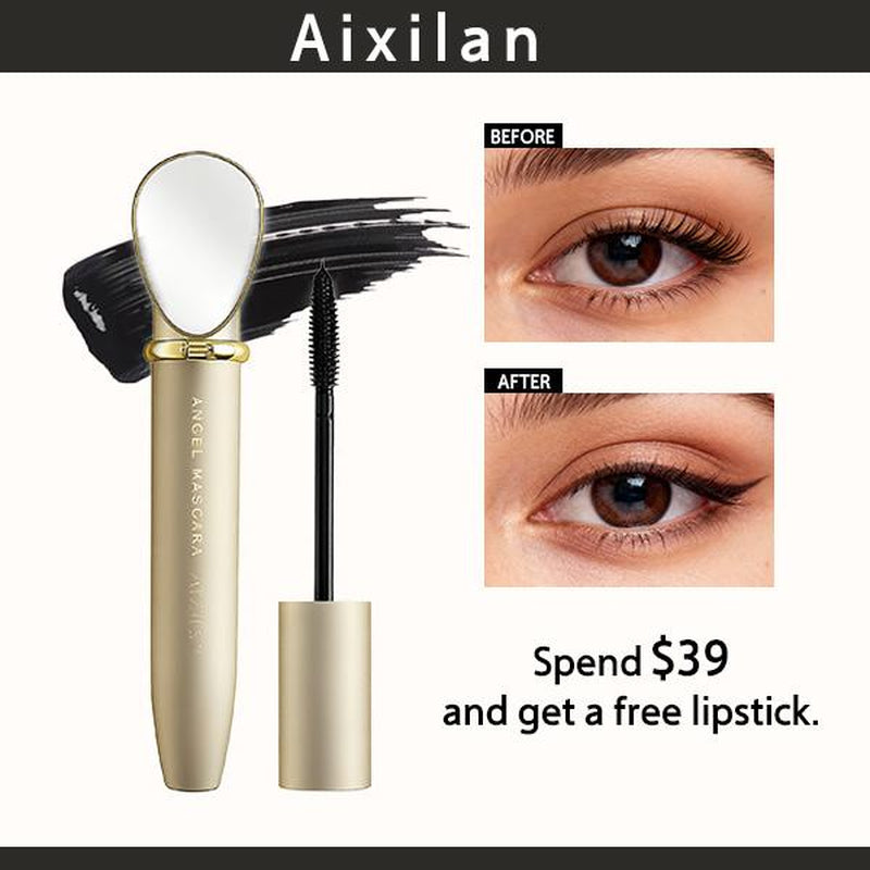 Aixilan Mascara Buildable Volume Water & Sweat Resistant 24HR Makeup Daily Cosmetic Tubing Mascara Mascara Bride Mascara Waterproof Voluminous Lash Mascara Waterproof Silk Fiber Mascara Se Lengthening Vegan Mascara Waterproof Argan Oil Mascara