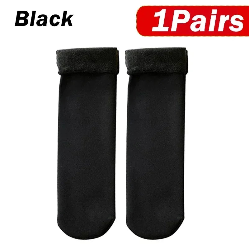 1/2/4/5Pair New Women Winter Thicken Warm Short Socks Thermal Cashmere Wool Socks Nylon Snow Velvet Boots Home Floor Calcetines